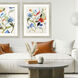 In Rome Blue and Green and Orange and Red Framed Art