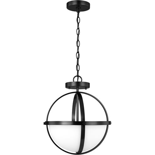 Alturas 2 Light 14 inch Midnight Black Convertible Semi-Flush Pendant Ceiling Light