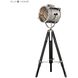 Curzon 67 inch 100 watt Chrome with Black Floor Lamp Portable Light in Incandescent