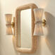 Confetti 38 X 26.25 inch Natural and Bleached and Off-White Mirror, Inline