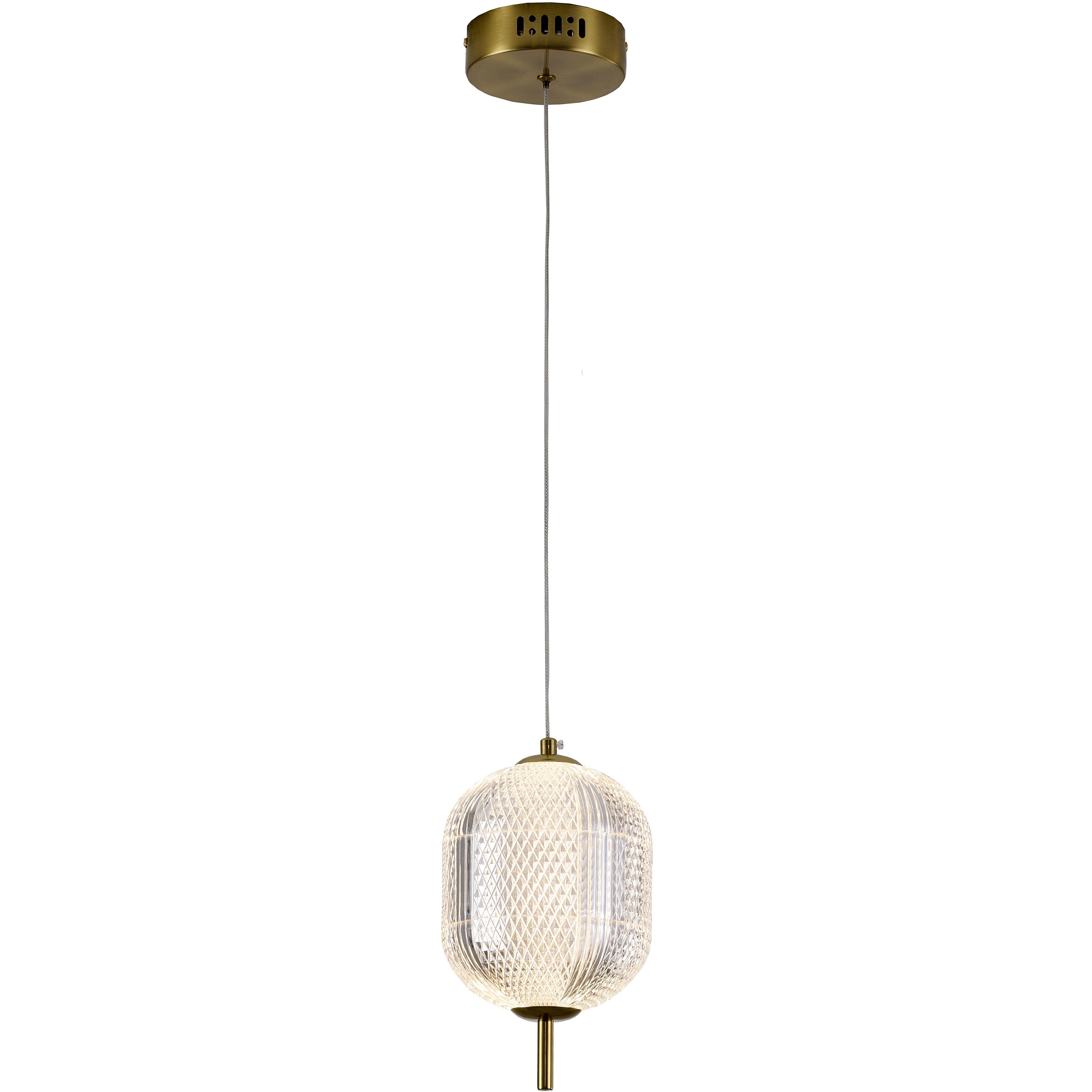 Canada Pendant Ceiling Light in Brass