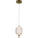 Canada Pendant Ceiling Light in Brass