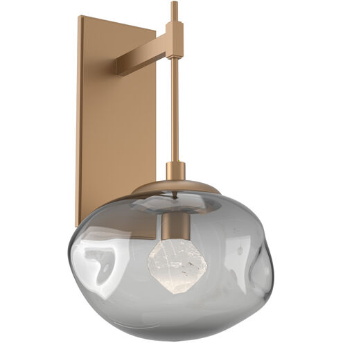 Nova LED LED 10 inch Novel Brass Indoor Sconce Wall Light, Tempo Nebula