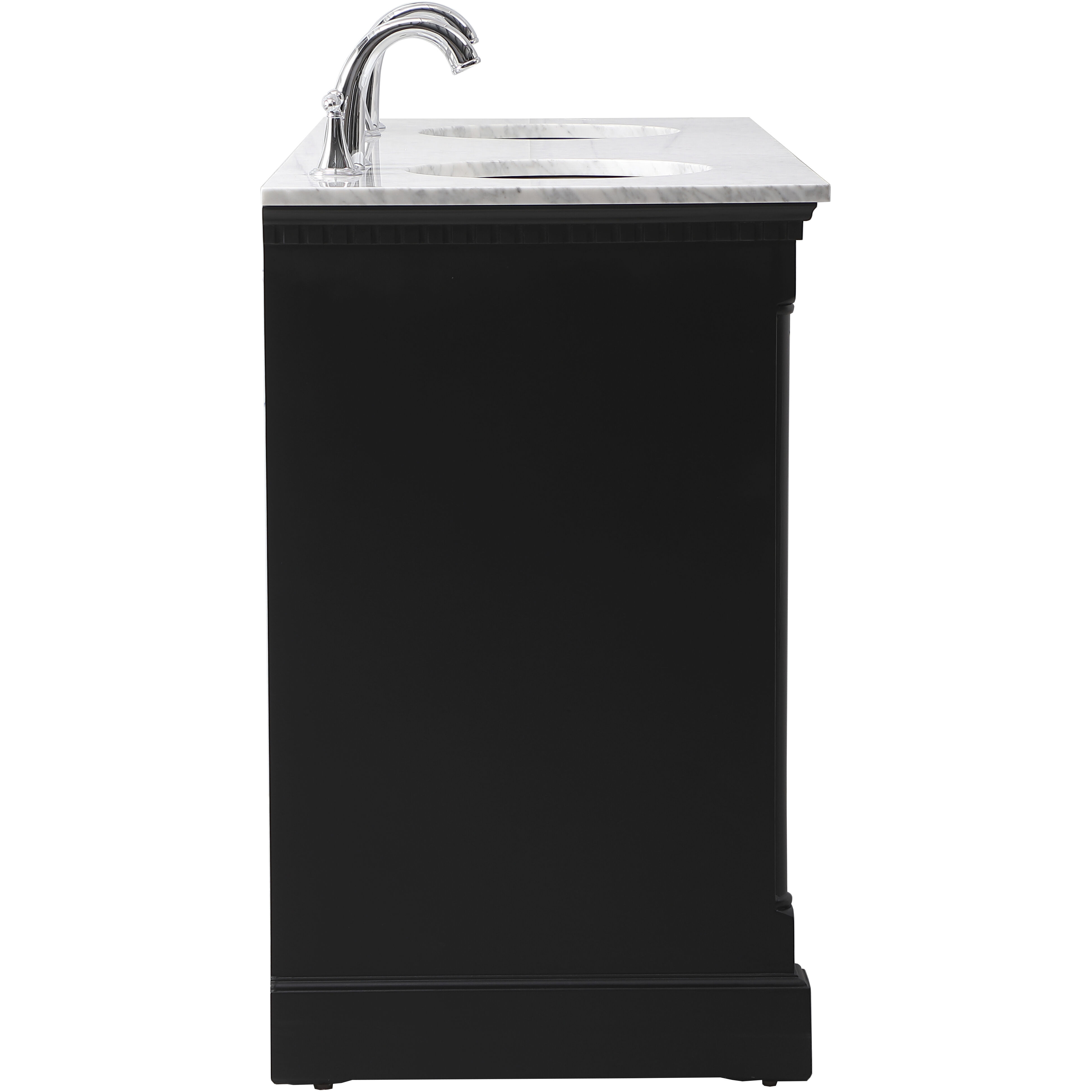 Clarence 60 X 22 X 35 inch Black Vanity Sink Set