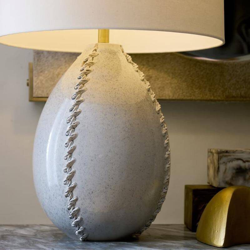 Jaxx 29.5 inch 150.00 watt Ice Reactive and Antique Brass Table Lamp Portable Light