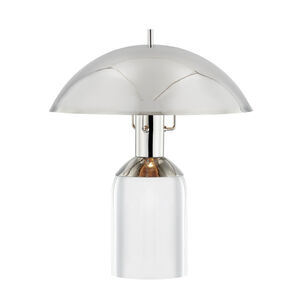 Bayside 16 inch Polished Nickel Table Lamp Portable Light