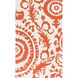 Frontier 132 X 96 inch Bright Orange, Khaki Rug