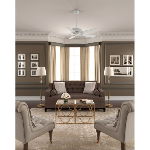 Ainsworth 54 inch Cottage White with Cottage White, Cottage White Blades Ceiling Fan