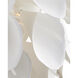 Diego 9 Light 29 inch Gesso White Chandelier Ceiling Light, Marjorie Skouras Collection