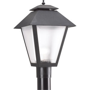 Polycarbonate Outdoor 1 Light 18 inch Black Outdoor Post Lantern
