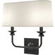 William Wall Sconce Wall Light in Deep Patina Bronze