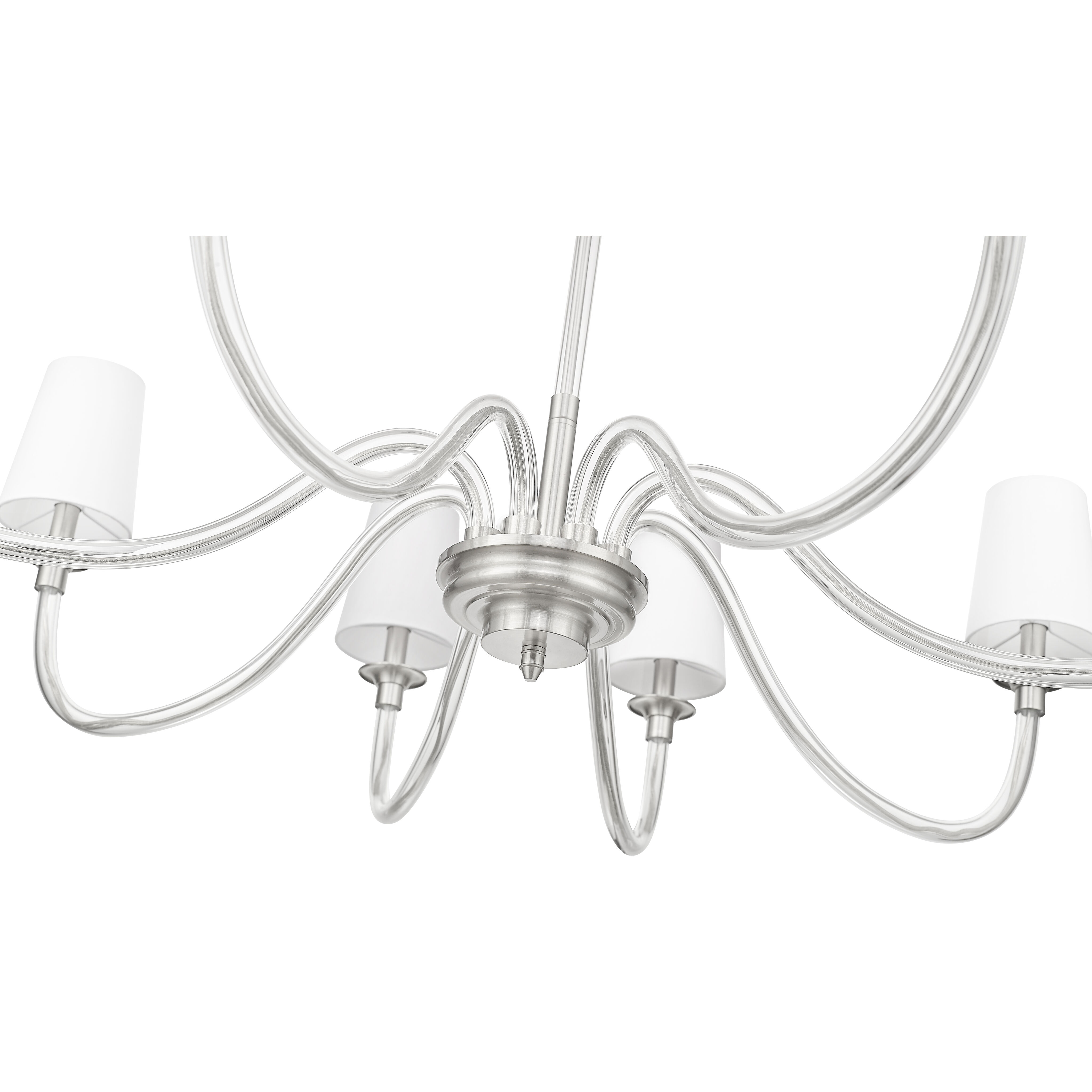 Katerina 8 Light 46 inch Brushed Nickel Chandelier Ceiling Light