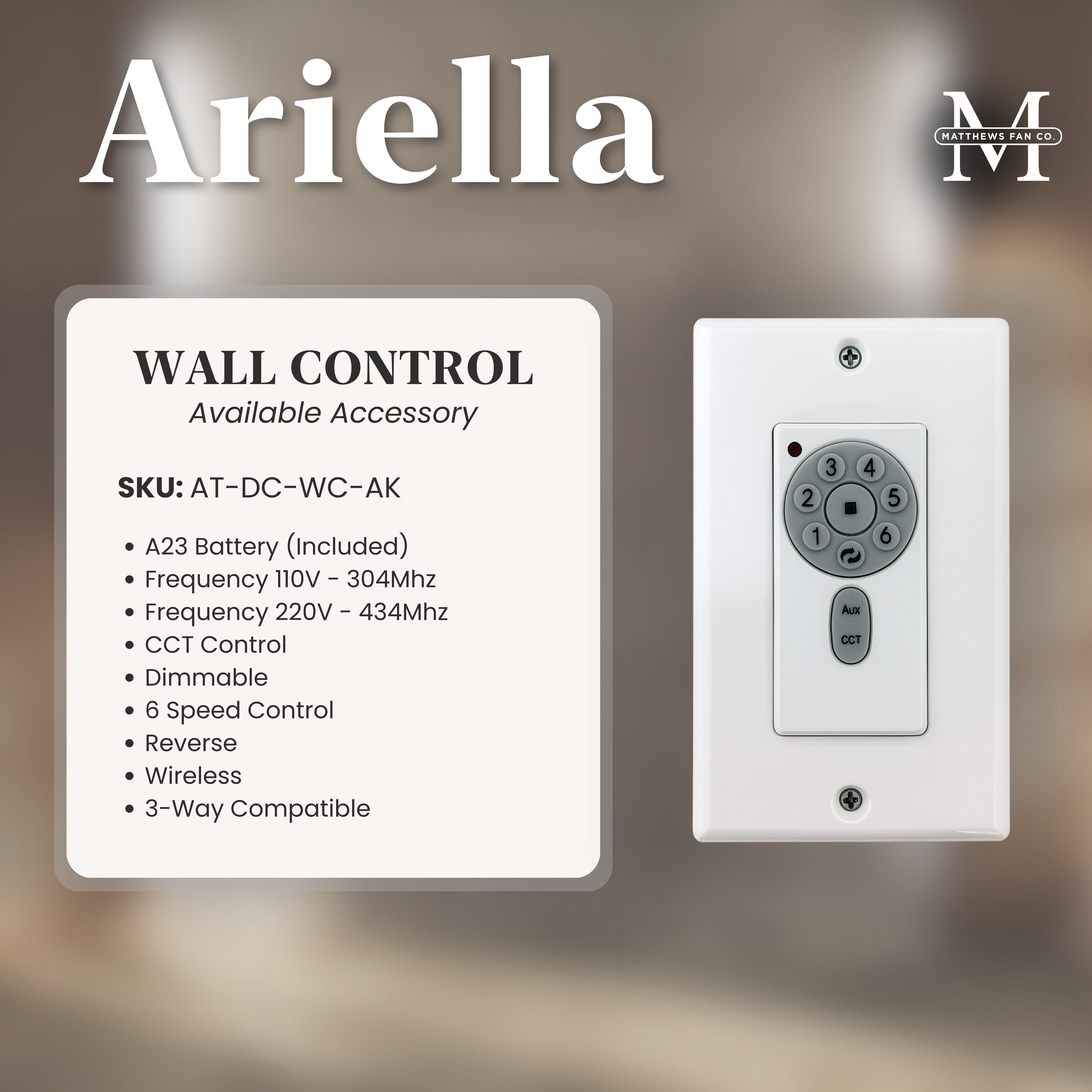 Atlas Ariella 64 inch Textured Bronze with Walnut Tone Blades Ceiling Fan