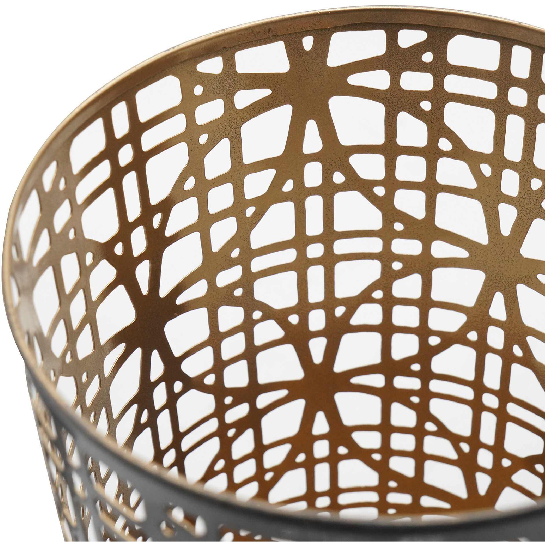 Modi 5.5 inch Grey/Gold Lantern