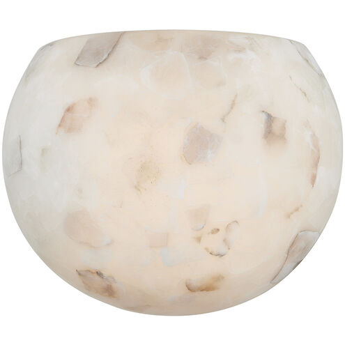 Alabaster Rocks Collection 1 Light 10 inch Alabaster Rocks ADA Wall Sconce Wall Light, Globe Family