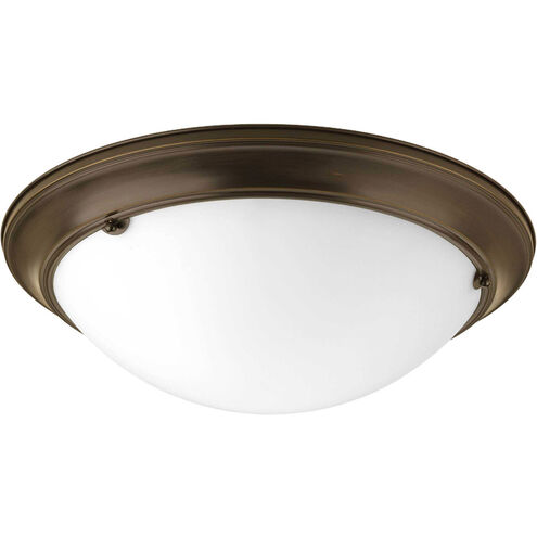 Tucker 3 Light 19.38 inch Antique Bronze Flush Mount Ceiling Light