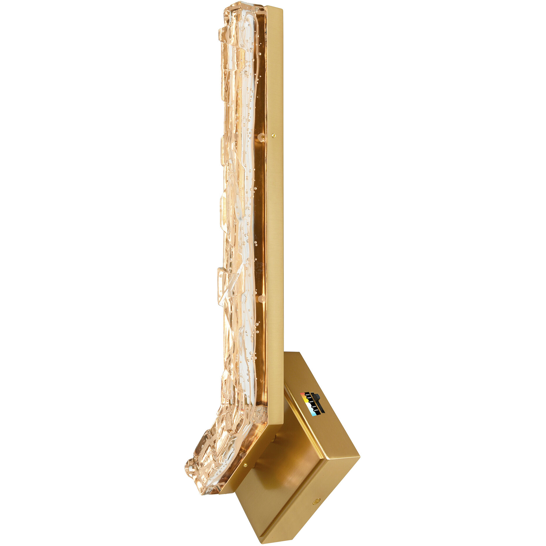 Contour LED 7.2 inch Brass Wall Light