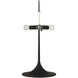 Barbara Barry Spinet 26.25 inch 6.5 watt Matte Black Modern Trumpet Table Lamp Portable Light