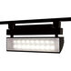 Wall Wash 1 Light 120 Black Track Head Ceiling Light in 4000K
