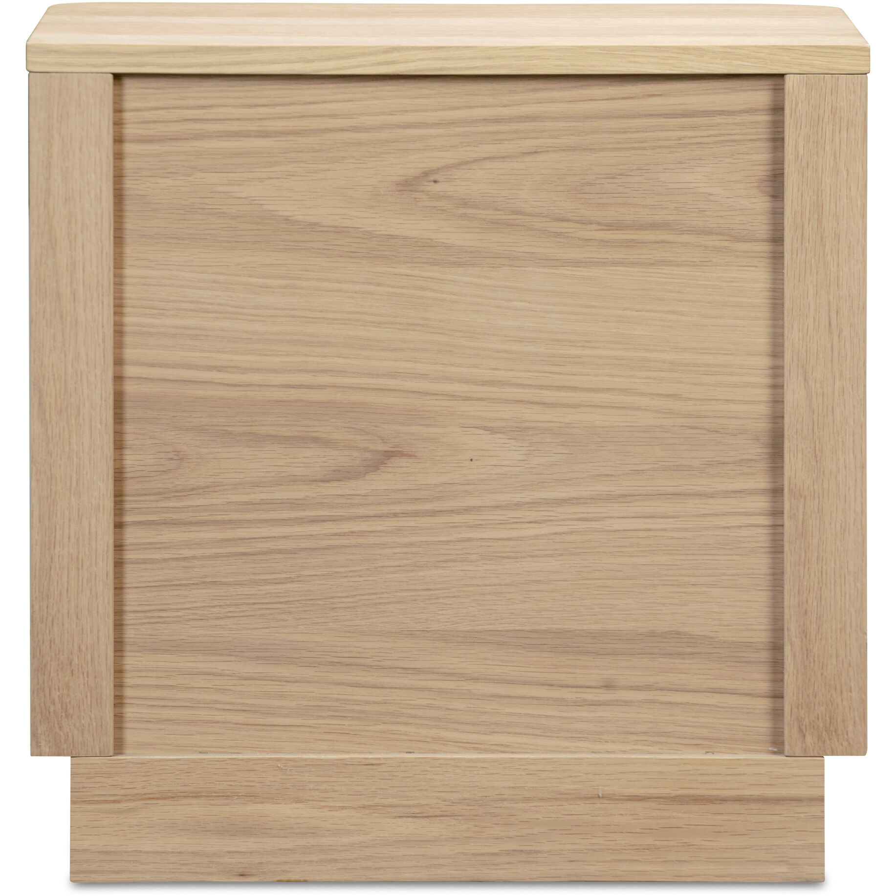 Round Off 20 X 20 inch Natural Nightstand, Tall