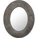 Coco 43.5 X 36 inch Ebony Walnut and White Mirror