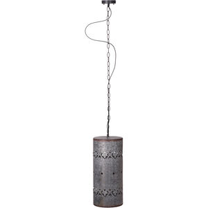 Suvi 9 inch Weathered Gray Pendant Ceiling Light