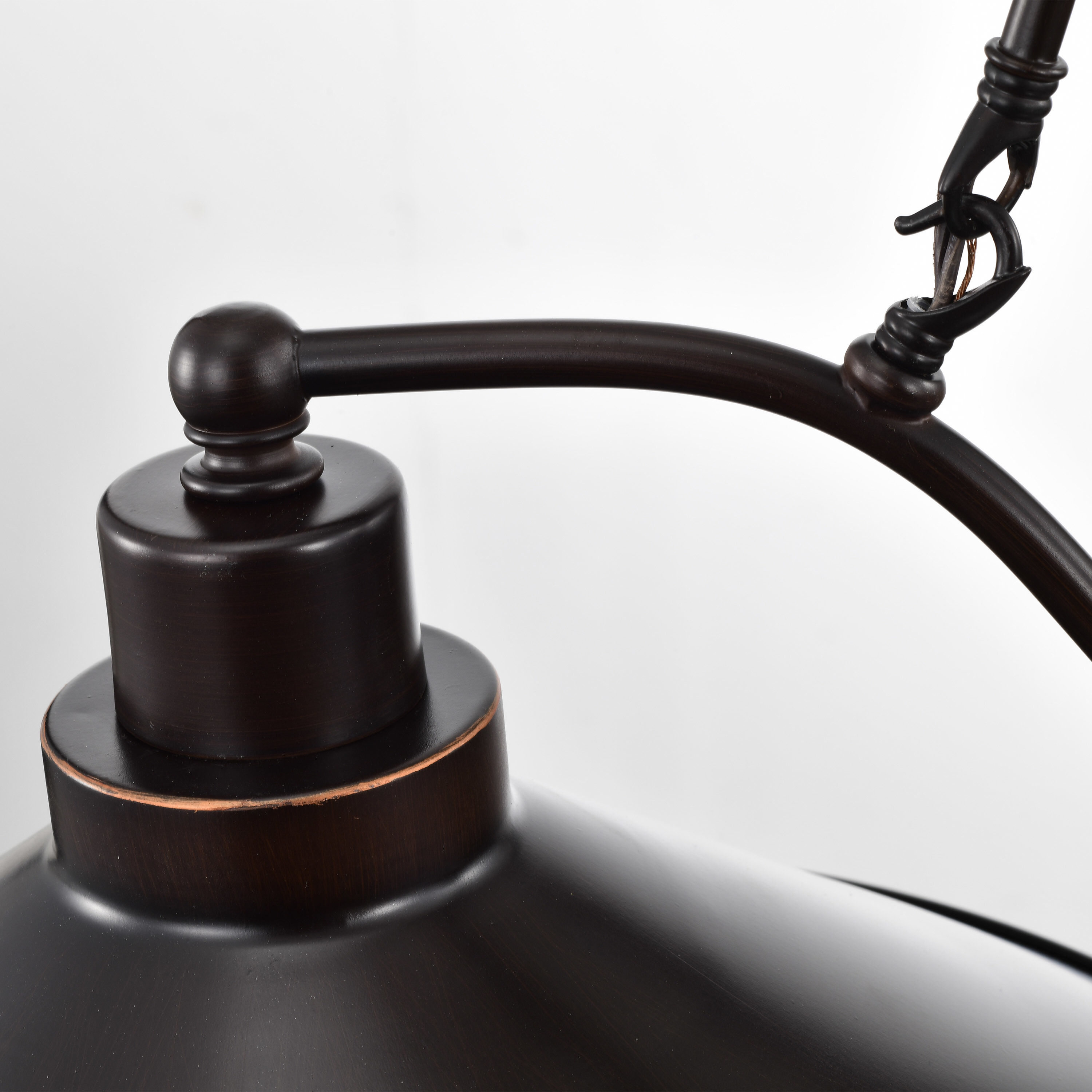 Bridgeview 2 Light 40 inch Mission Dust Bronze Trestle Ceiling Light