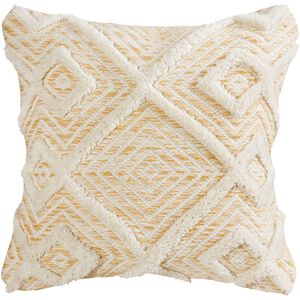 Maribel 20 X 1 inch Mustard with Off White Pillow, Cover Only