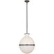 Thomas O'Brien Maxey LED 13.5 inch Bronze Globe Pendant Ceiling Light