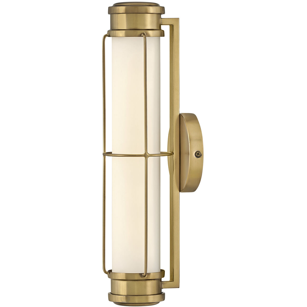 Saylor LED 17 inch Heritage Brass Bath Light Wall Light, Vertical