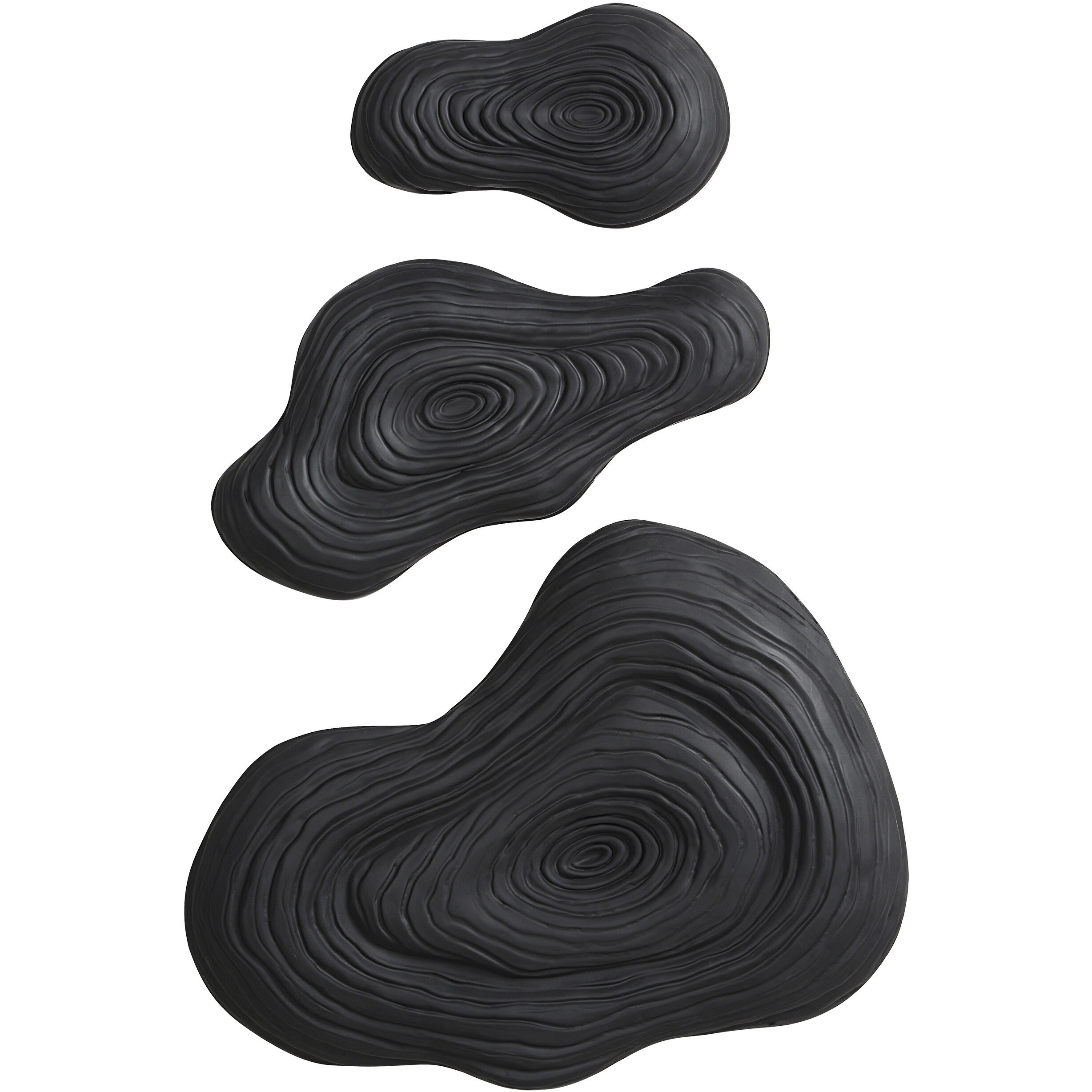Sevilla Matte Black Wall Decor, Set of 3