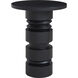 Talpa 24 X 18 inch Matte Black Side Table