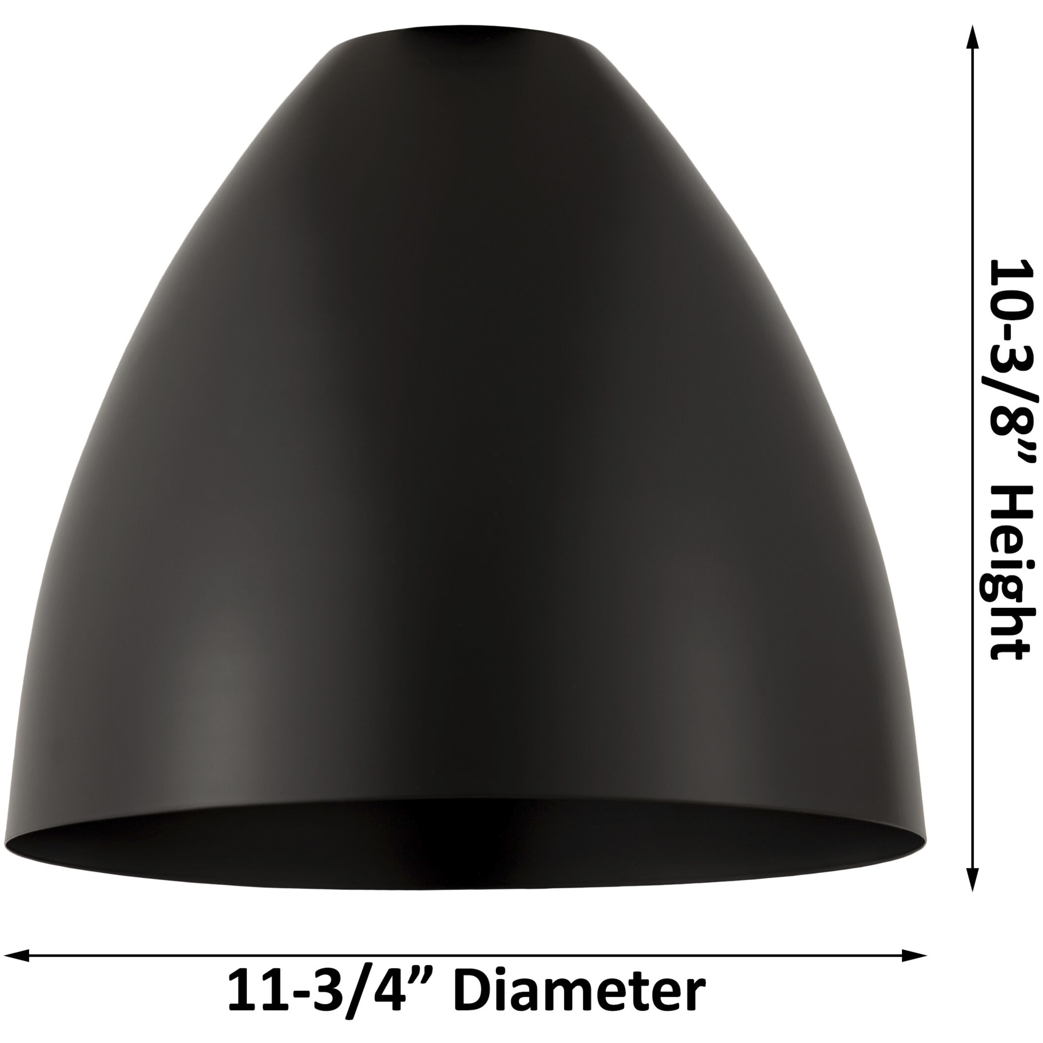 Edison Metal Bristol 1 Light 12 inch Matte Black Semi-Flush Mount Ceiling Light