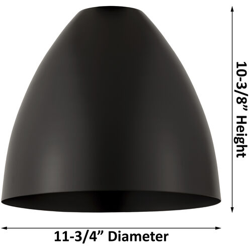 Edison Metal Bristol 1 Light 12 inch Brushed Satin Nickel Semi-Flush Mount Ceiling Light