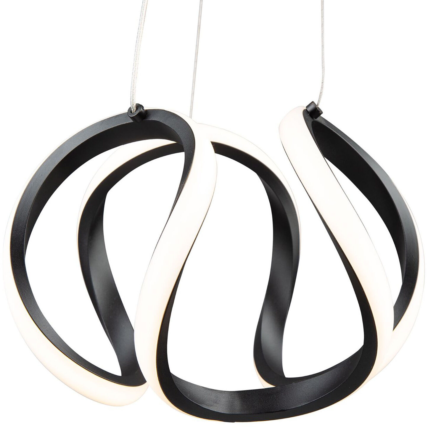 Mira LED 9.5 inch Black Pendant Ceiling Light