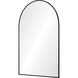 Waren 36 X 24 inch Matte Black Wall Mirror