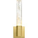 Greta LED 4.3 inch Brass Wall Light