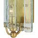 Duvernell 1 Light 7.5 inch Contemporary Gold Leaf Wall Sconce Wall Light