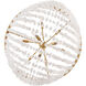 Myra 9 Light 35 inch Distressed Brass Chandelier Ceiling Light