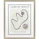 Geometrics Collection Gray Framed Art