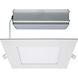 Edgewood White Recessed, Direct Wire
