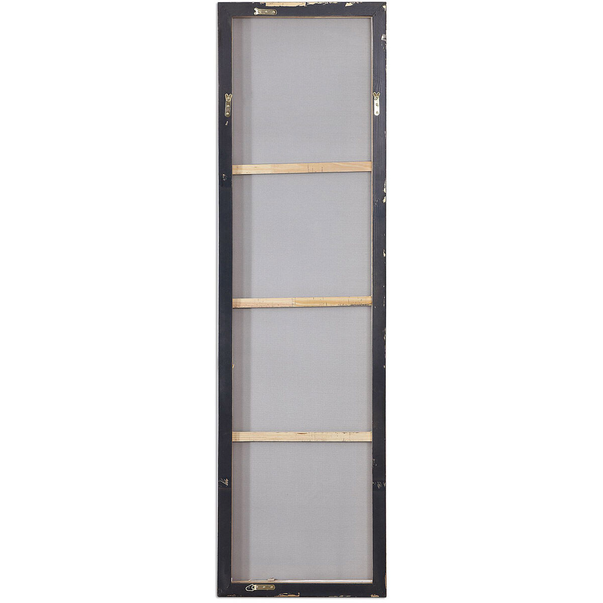 Winter Sea Scape 73 X 21 inch Hand Painted Canvas, Abstract Art