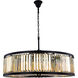 Chelsea 10 Light 44 inch Matte Black Chandelier Ceiling Light, Urban Classic