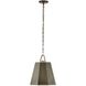Granada 1 Light 15 inch Weathered Brass Pendant Ceiling Light