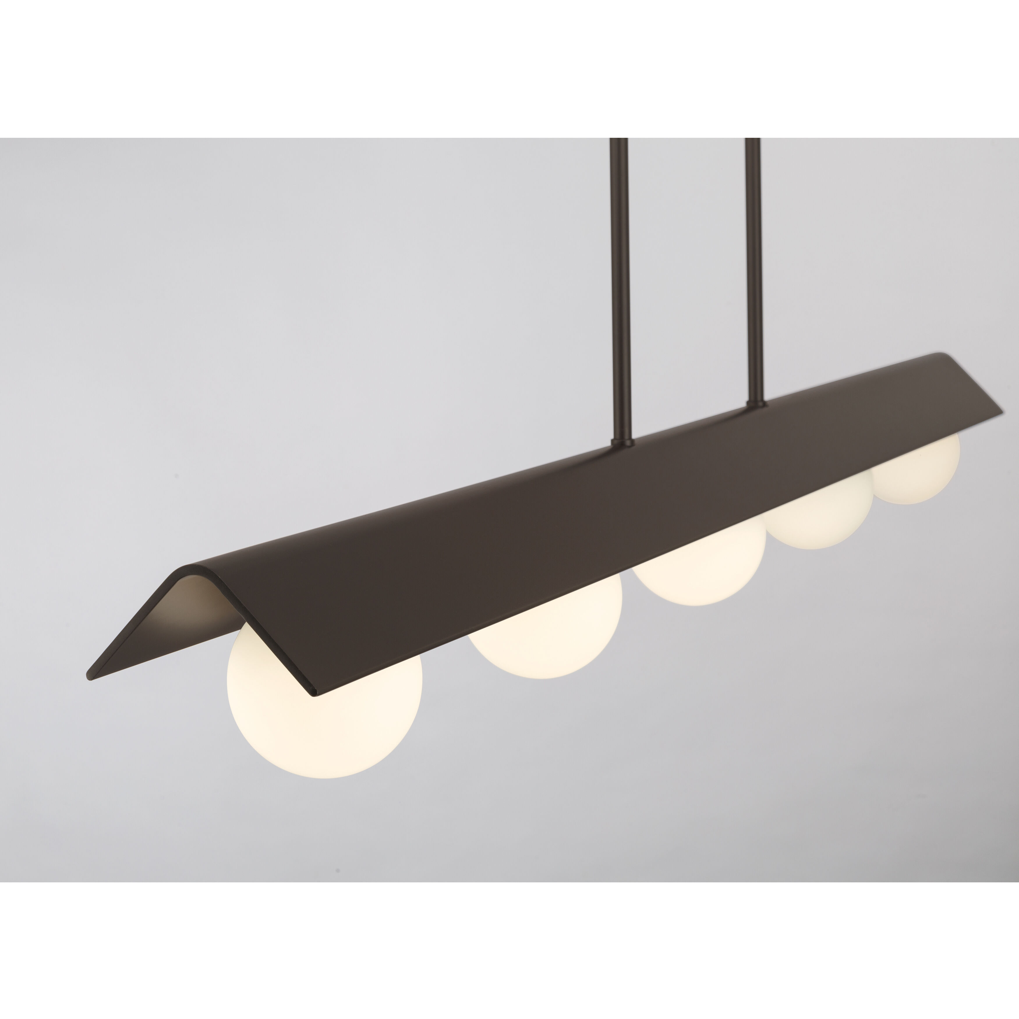 Vestra LED 54 inch Dark Bronze Linear Chandelier Ceiling Light