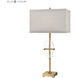 Priorato 34 inch 150.00 watt Clear with Cafe Bronze Table Lamp Portable Light
