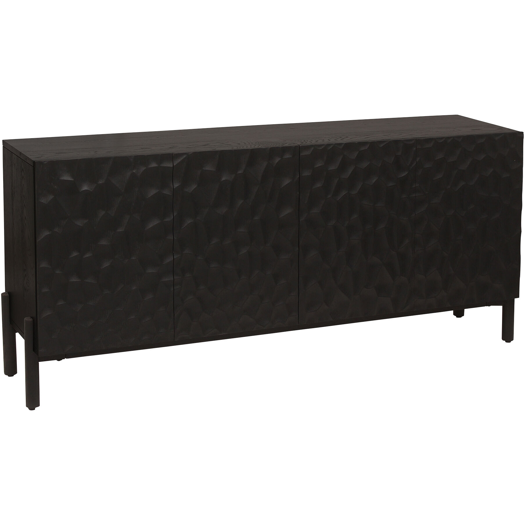 Misaki 71 X 17.75 inch Black Sideboard