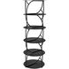 Rain 86 X 31 X 31 inch Matte Black Shelf