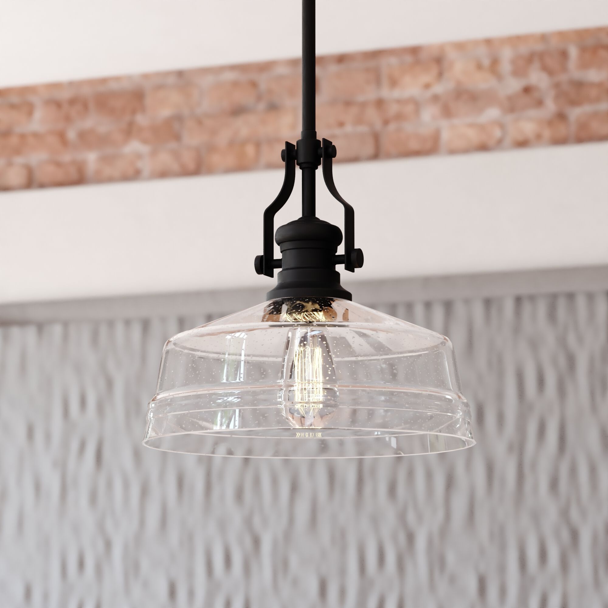 Beloit LED 12 inch Matte Black Pendant Ceiling Light