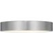 Stellar LED 11 inch Brushed Aluminum Outdoor Flush Mount